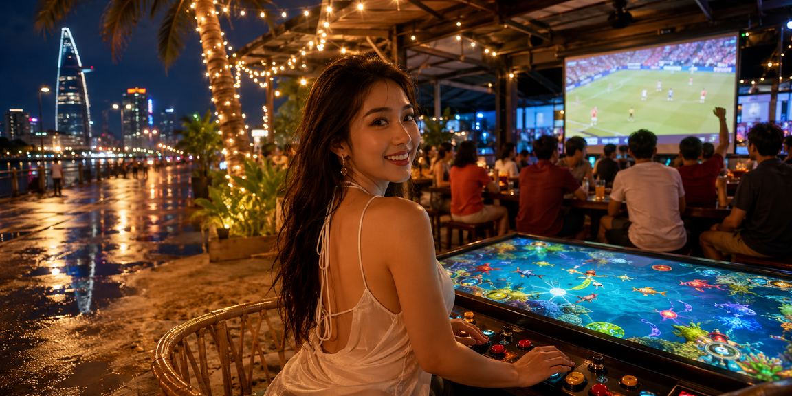 Người chơi sử dụng ứng dụng bắn cá trên điện thoại tại Hồ Chí Minh